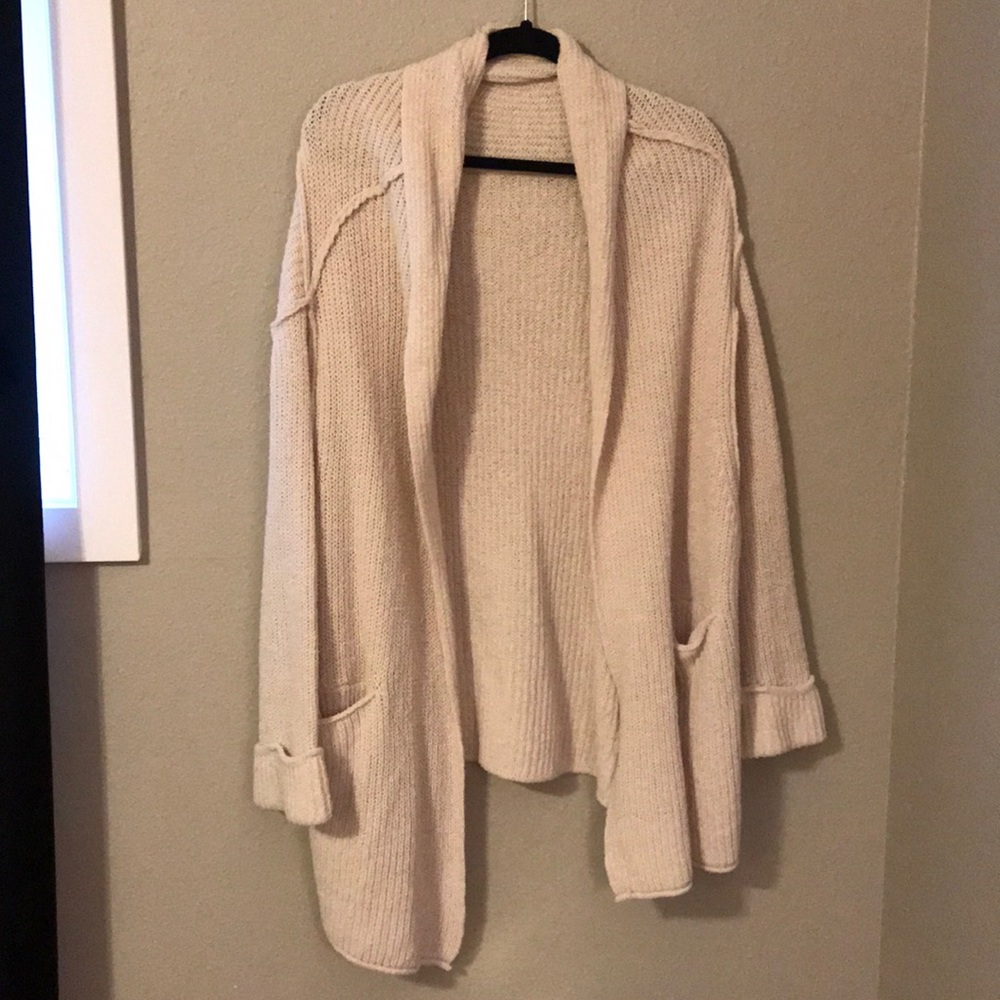 Free People slouchy oversized cardigan